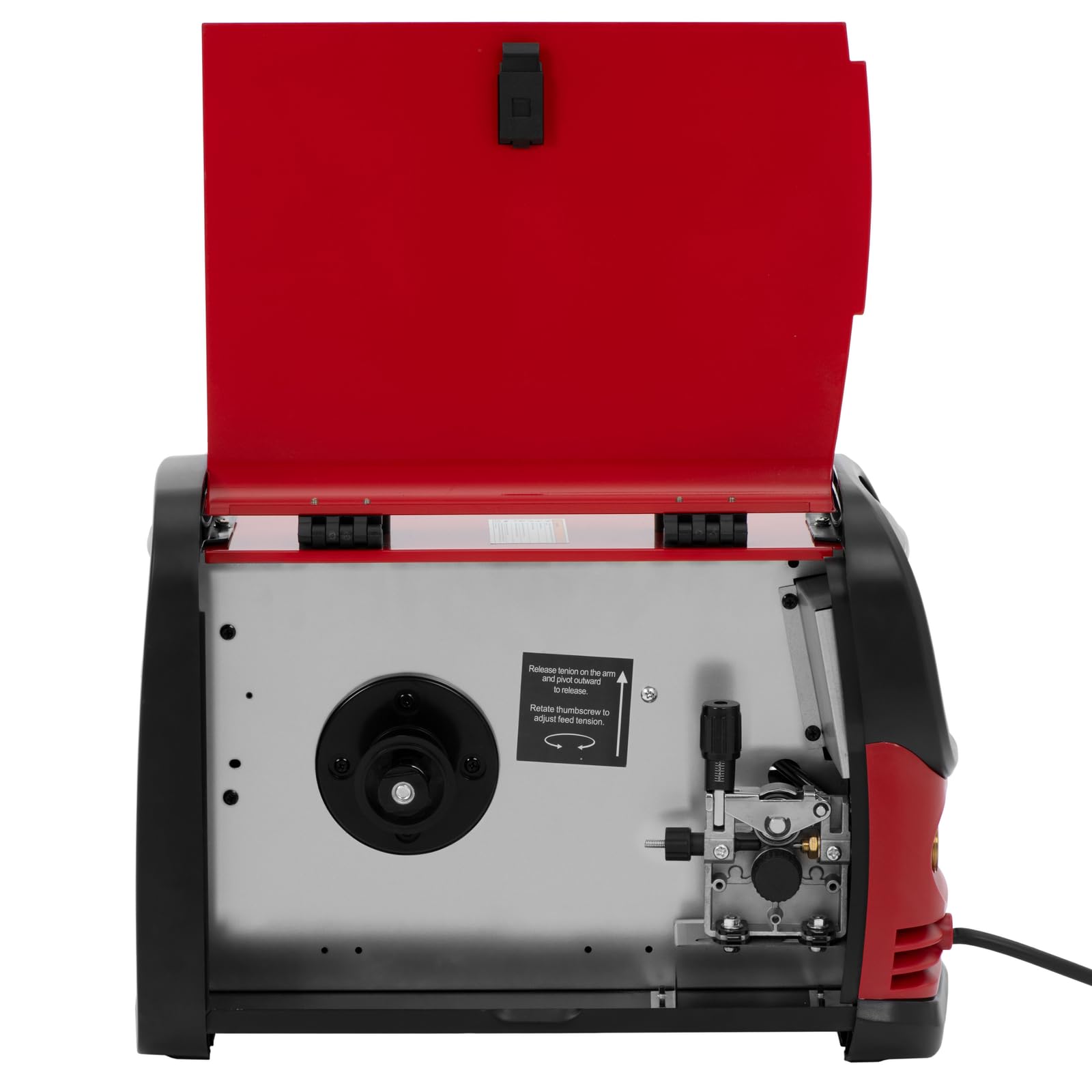 Stamos Germany MAGITEX 250 Soldador MIG MAG 180 A Ciclo de trabajo: 60% Duty Cycle Panel de control digital 2T/4T TIG Liftarc MMA Flux MIG Soldador de hilo Equipo de soldadura