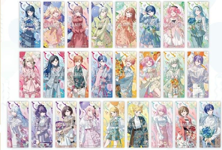 Amazon.co.jp: クリアしおり 全26種セット ﾌﾟﾛｼﾞｪｸﾄｾｶｲ ﾌﾟﾛｾｶ
