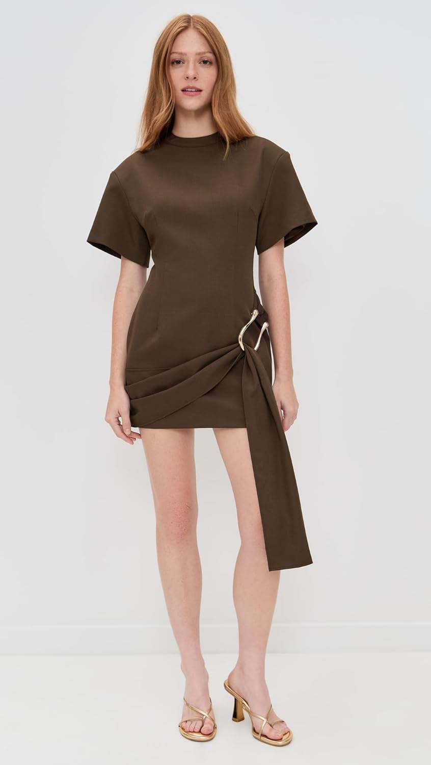 MARTINI MINI DRESS - CHOCOLATE - Image 2