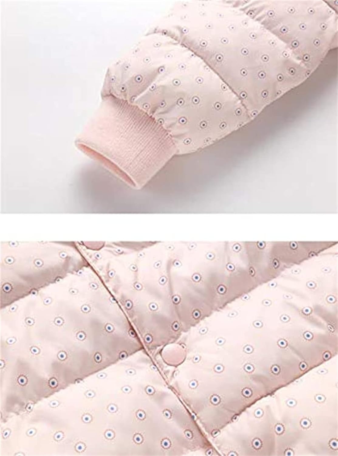 子供服 中綿ジャケット 防寒コート 丸首 長袖 冬 子供服 シンプル かわいい 暖かい 女の子 男の子 (イエロー,90cm)