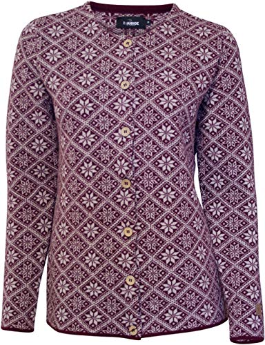 Preisvergleich Produktbild Ivanhoe of Sweden Elsie Cardigan, 36 / 36 Damen, Rumba red