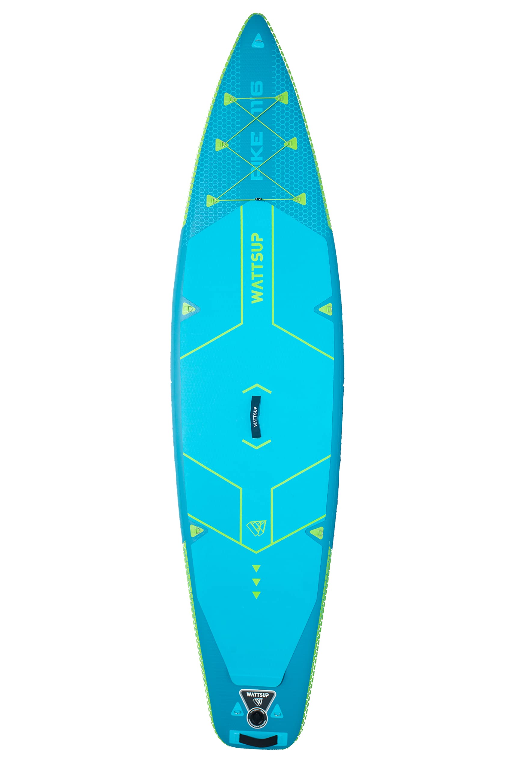W WATTSUP - pb -wpik116k - wattsup pike 11'6 (combo kayak) - spessore 15 cm - goccia - punto rigido e robusto - 150 kg