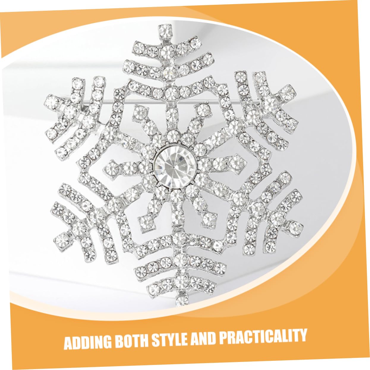 Jewellery Boutonniere Snowman Pins Schnee Weihnachten Emaille Lappel Kristall Brosche Schneeflockenabzeichen Rückenstift Strasssteine Jewellery