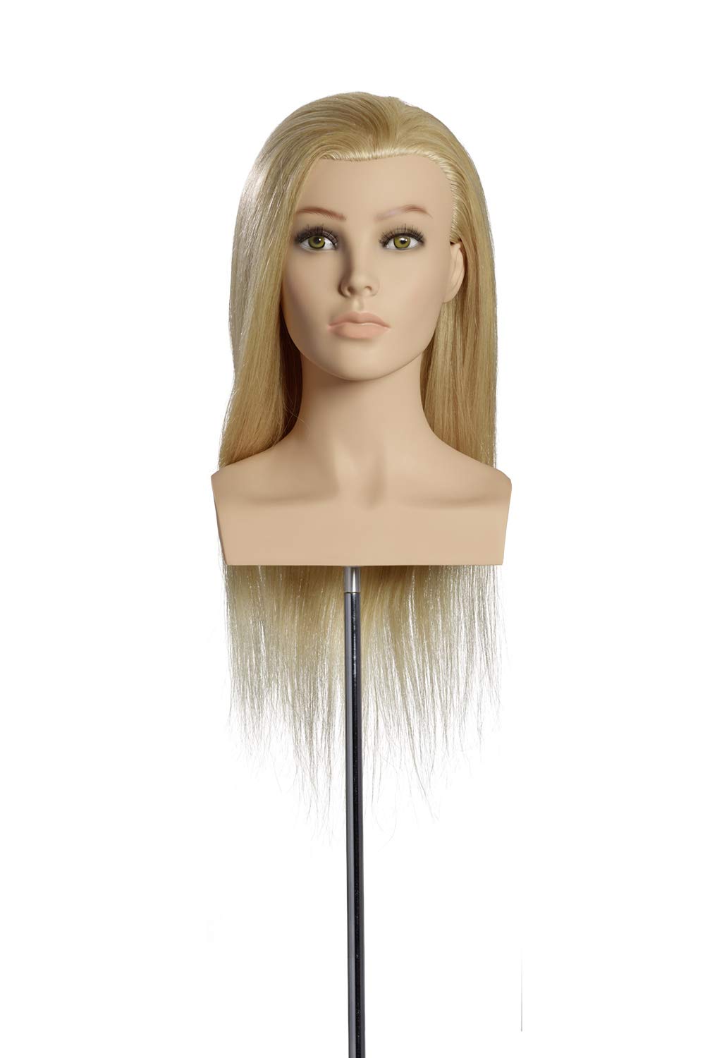 L'IMAGE Raphaela Cabezal de Peinado, Rubio Platino, con Cabello Natural, con pestañas