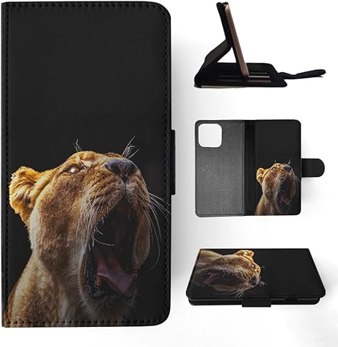 Majestic African Lion Pride #8 FLIP Wallet Phone CASE Cover for Apple iPhone 15 PRO MAX