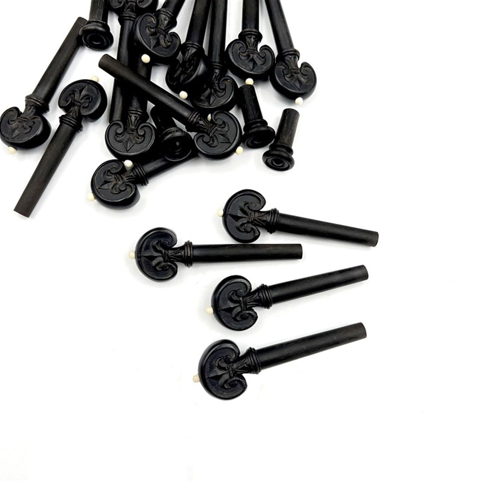 Accesorios Para Violín Un Juego De Clavijas De Afinación Para Violín Clavijas De Ébano Accesorios Para Violín Con Cordal