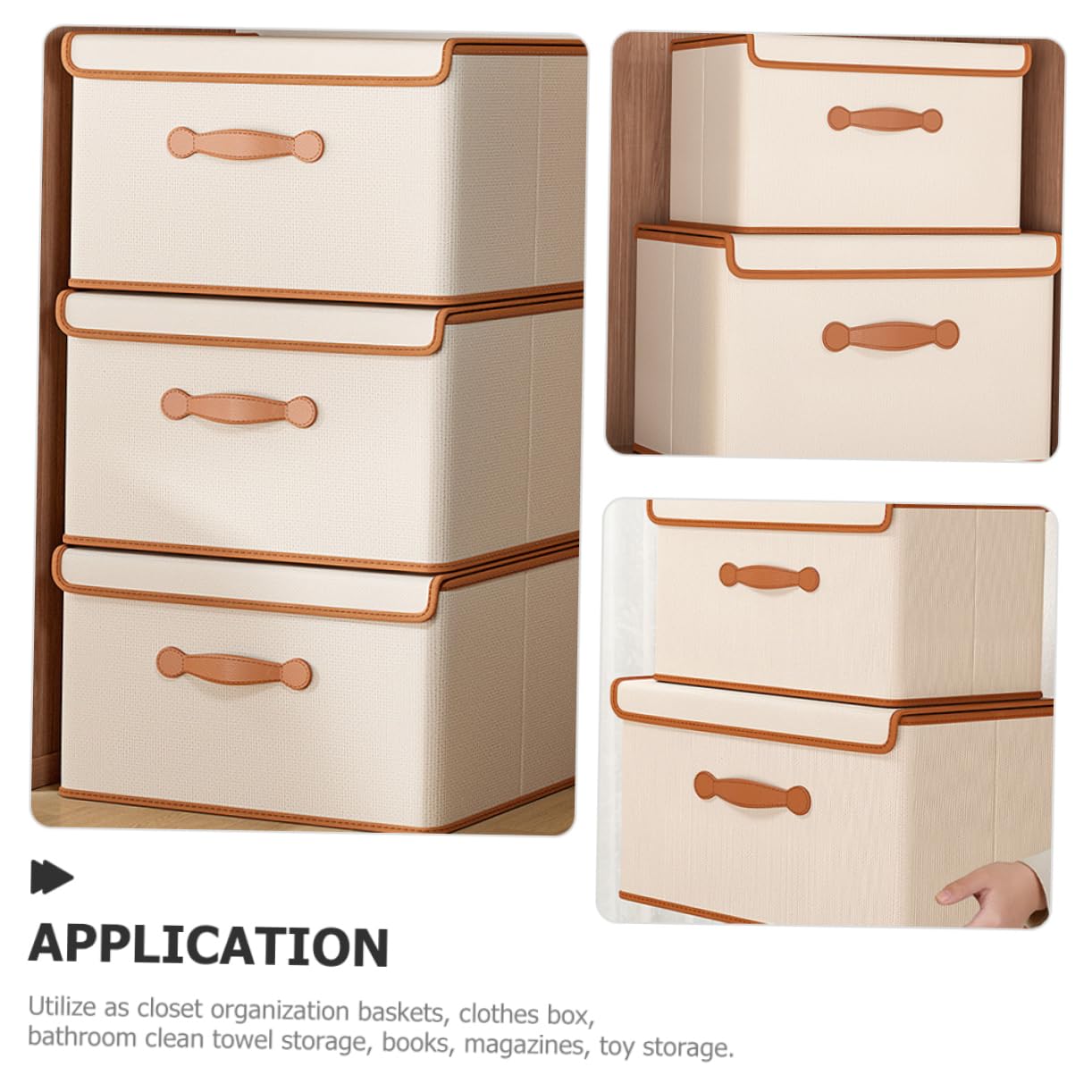 Zerodeko Faltbare Aufbewahrungsbox Mit Deckel Aus Stoff Für Kleidung Decken Und Accessoires Für Wohnzimmer Schlafzimmer Und Bad Platzsparend Und Leicht Transportierbar