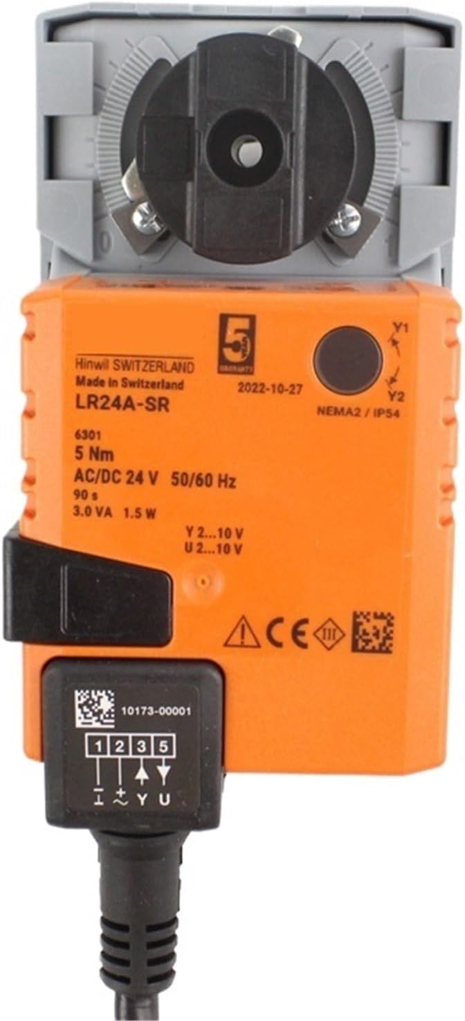 LR24A-SR AC24V DC24V 5NM Modulating Rotary Actuator for Ball Valves Control Modulating 2-10V(LR24A-SZ)
