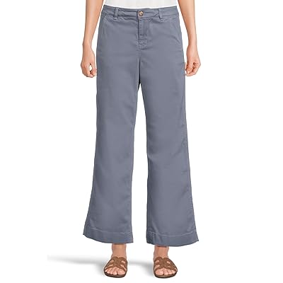 L.L.Bean Comfort Stretch Chino Mid Rise Wide Leg Pants Women
