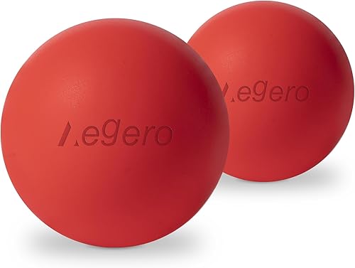 Pelotas de lacrosse de masaje para liberación miofascial, masaje de tejido profundo de yoga, terapia de puntos de activación y fascitis plantar de