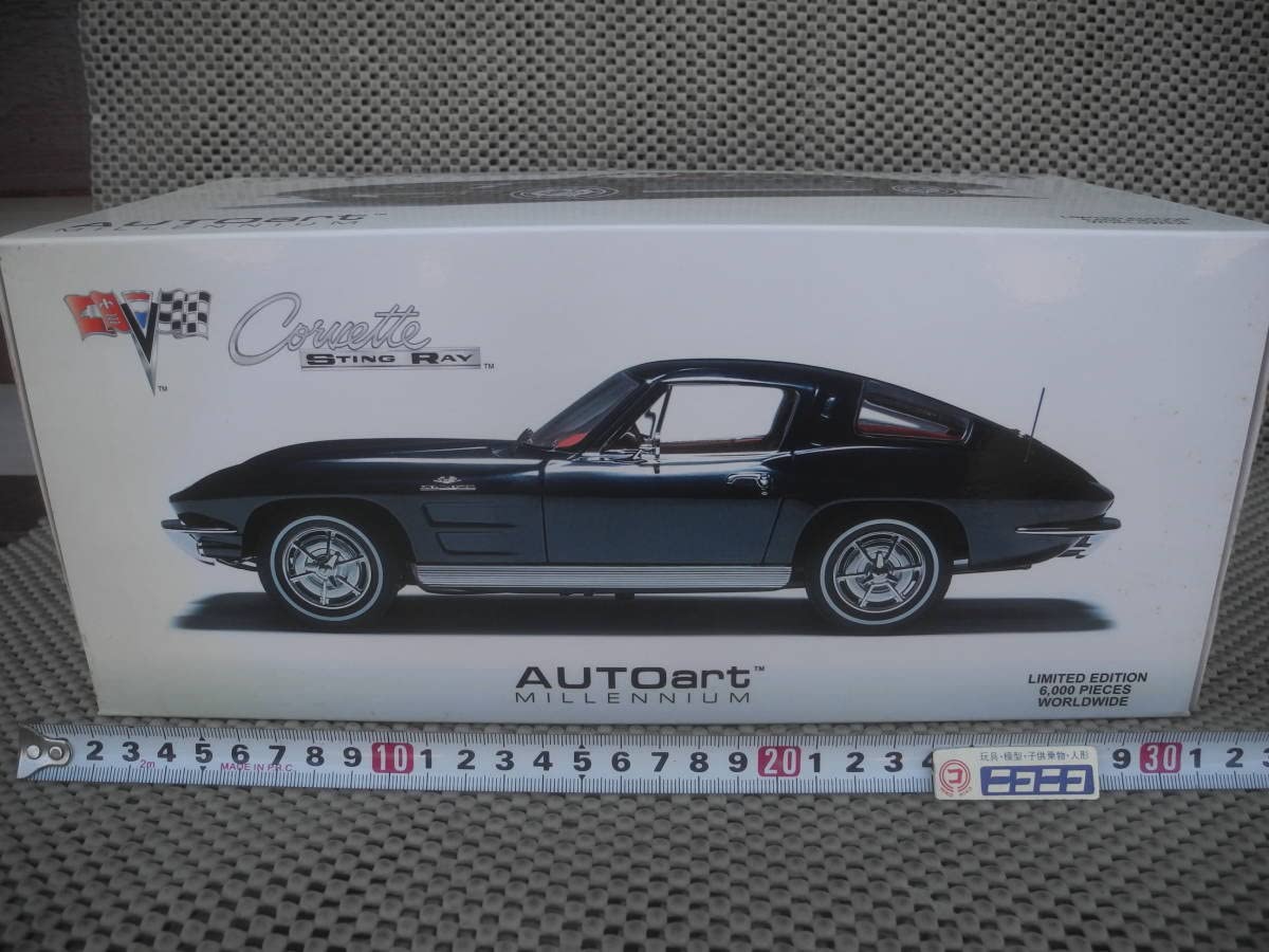 Amazon.co.jp: 【ミニカー】1/18 オートアート コルベット スティング 