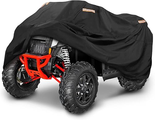 KEMIMOTO Cubierta universal para cuatrimoto de cuatro ruedas, impermeable, compatible con Polaris Sportsman 450 570 Polaris Sportsman Fourtrax