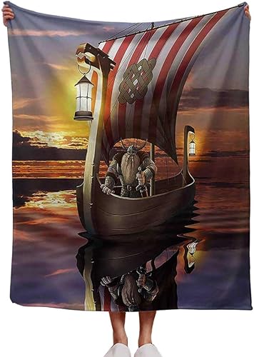 Cobijas para Invierno Viking - Mantas suaves mullidas, cálidas, acogedoras, gruesas, 40 x 50 pulgadas