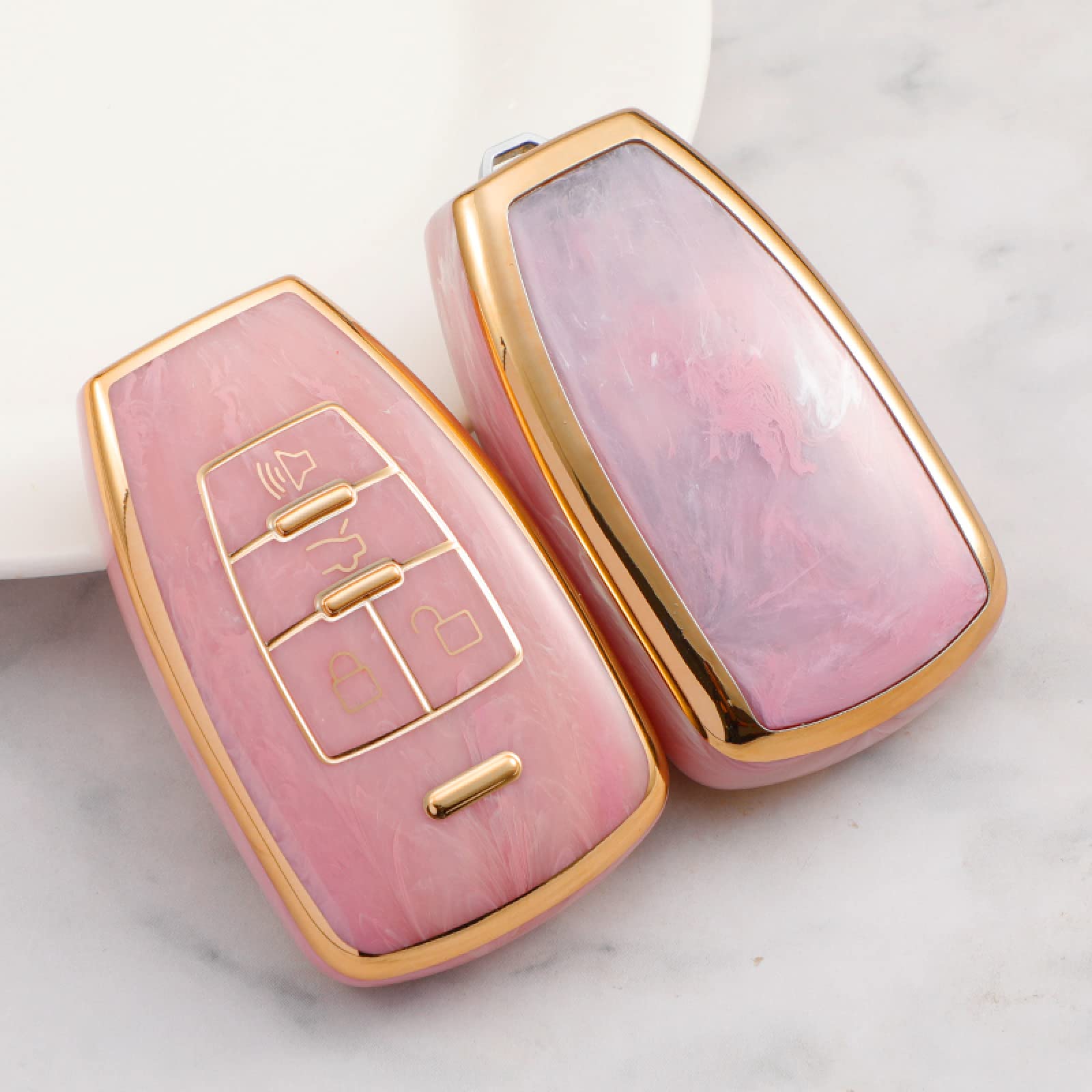 TPU Car Key Case Cover, for Baic BJ40 PLUS EX5 EC5 EU5 BJ80 Stmart Key Car Accessories