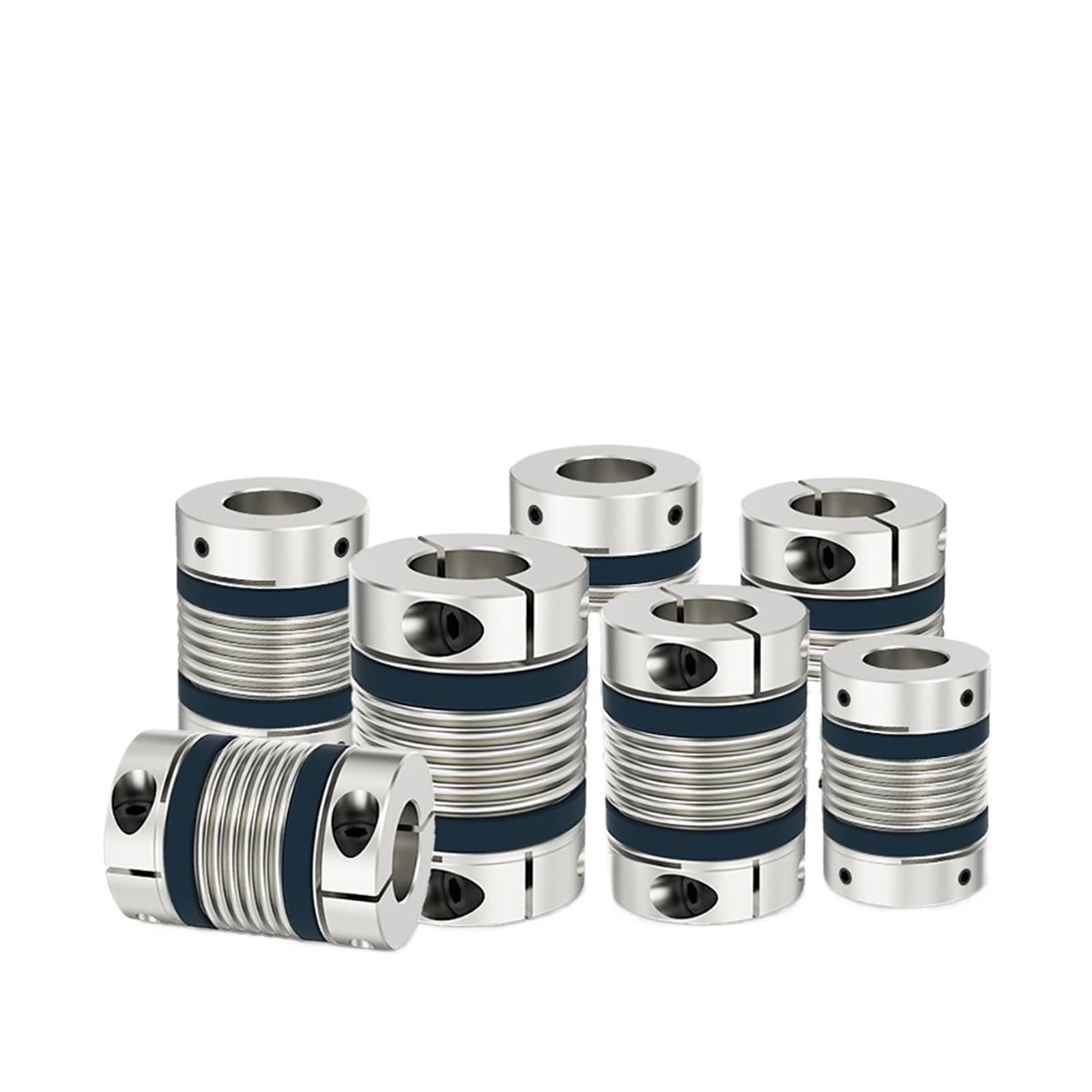 Accoppiamento albero CHBG LB B D82L100 Soffietto Accoppiatore motore flessibile Alluminio CNC Alta elasticità Giunto Stampante 3D Cardanico(LB-B-D82L100-20X26)