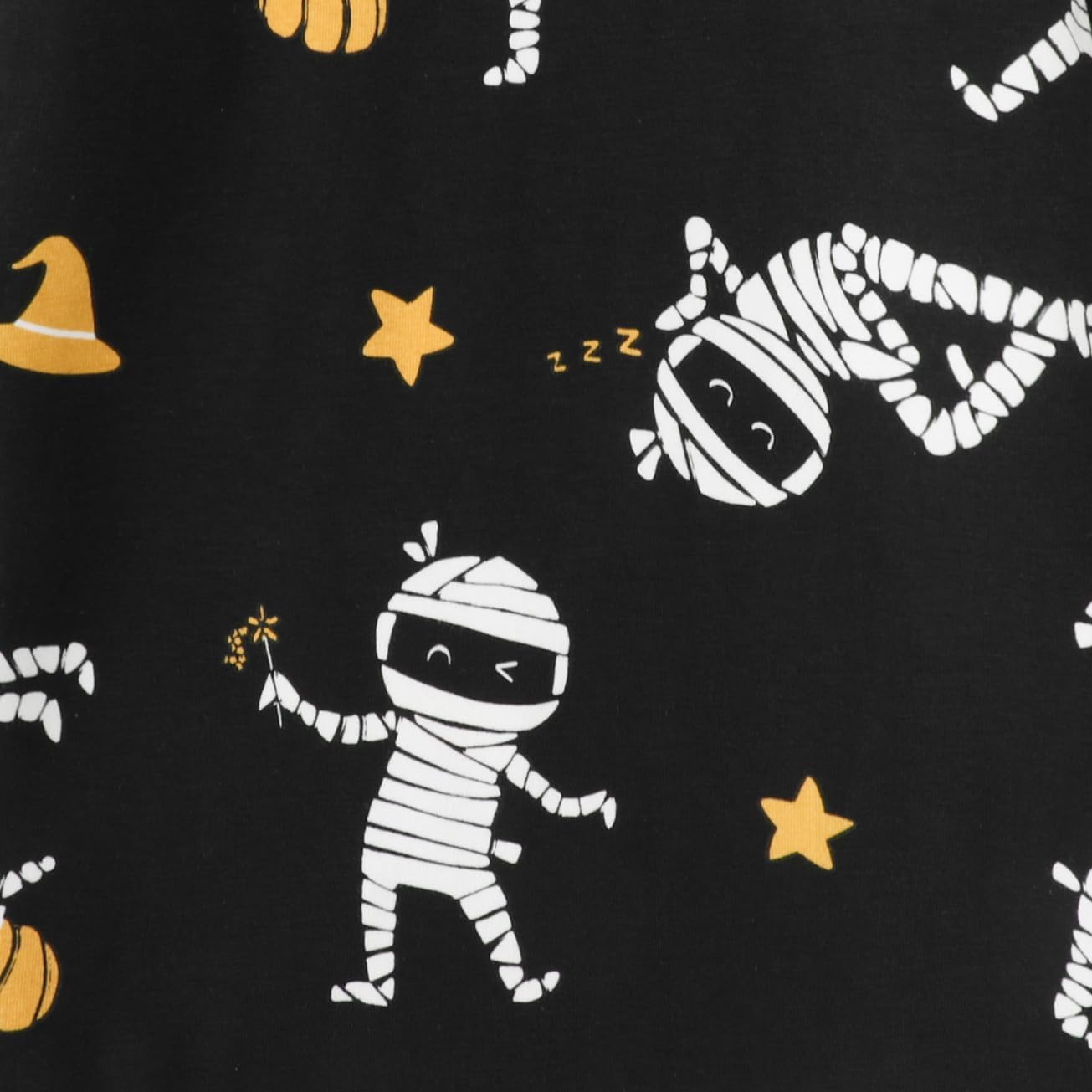 Holiday Family Matching Pajamas sets Organic Cotton Christmas/Halloween Family PJs for Adults, Kids, Baby And Pets image 5