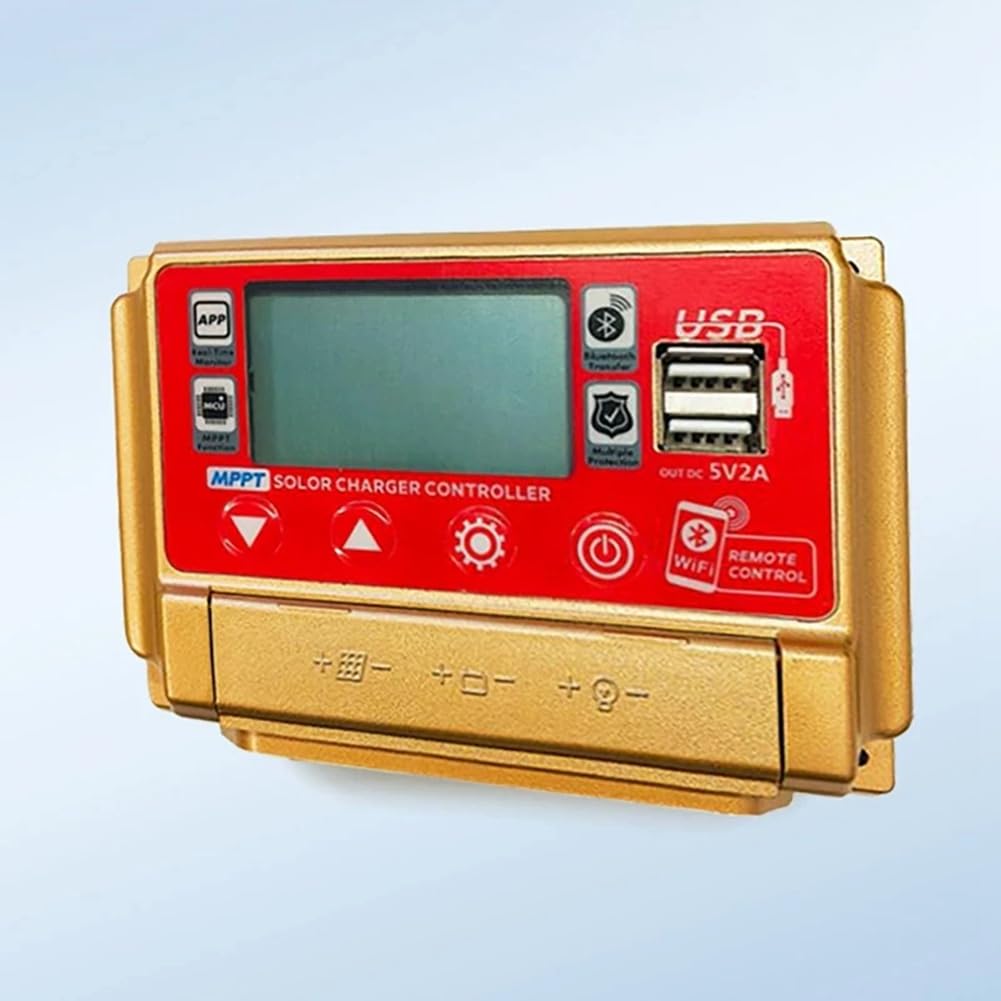 Regolatore di Carica Solare MPPT 12/24V Wifi Bluetooth Pannello Solare Regolatore Intelligente Batteria 30A