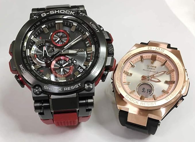 Amazon Co Jp Casio Genuine G Shock Pair Watches In Genuine Pair Case Genuine Jee Shock Baby 2 Piece Set Mtg B1000b 1a4jf Msg W0g 1a1jf Wrist Watches