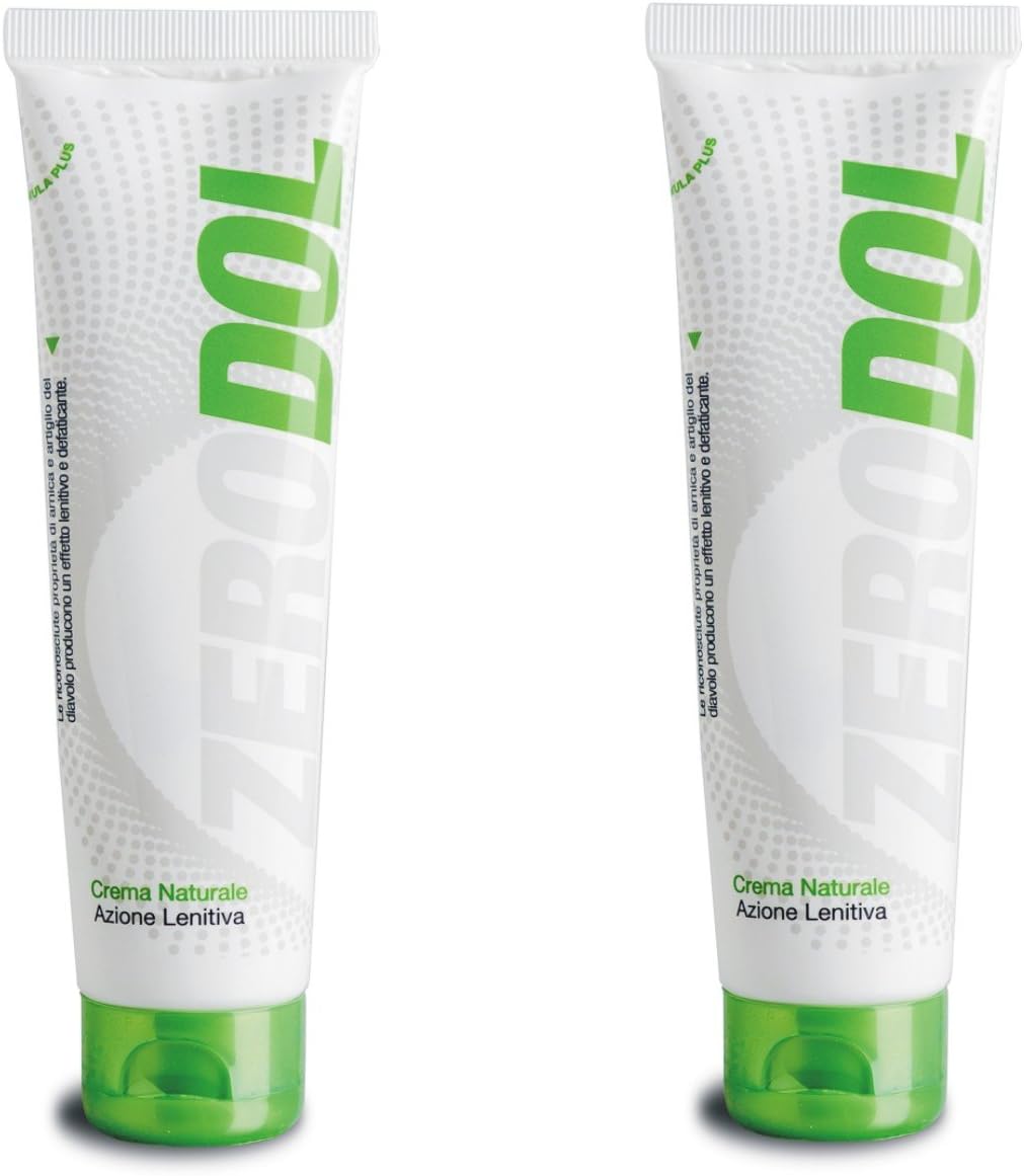 Cream Muscle Pain Joint and 2 Boxes of Zerodol 100 ml with: sacilitato by metileElimina Hematoma, bruising, Swelling and Muscle Pain Against contractures, Vicious Claw Arnika Massage Cream