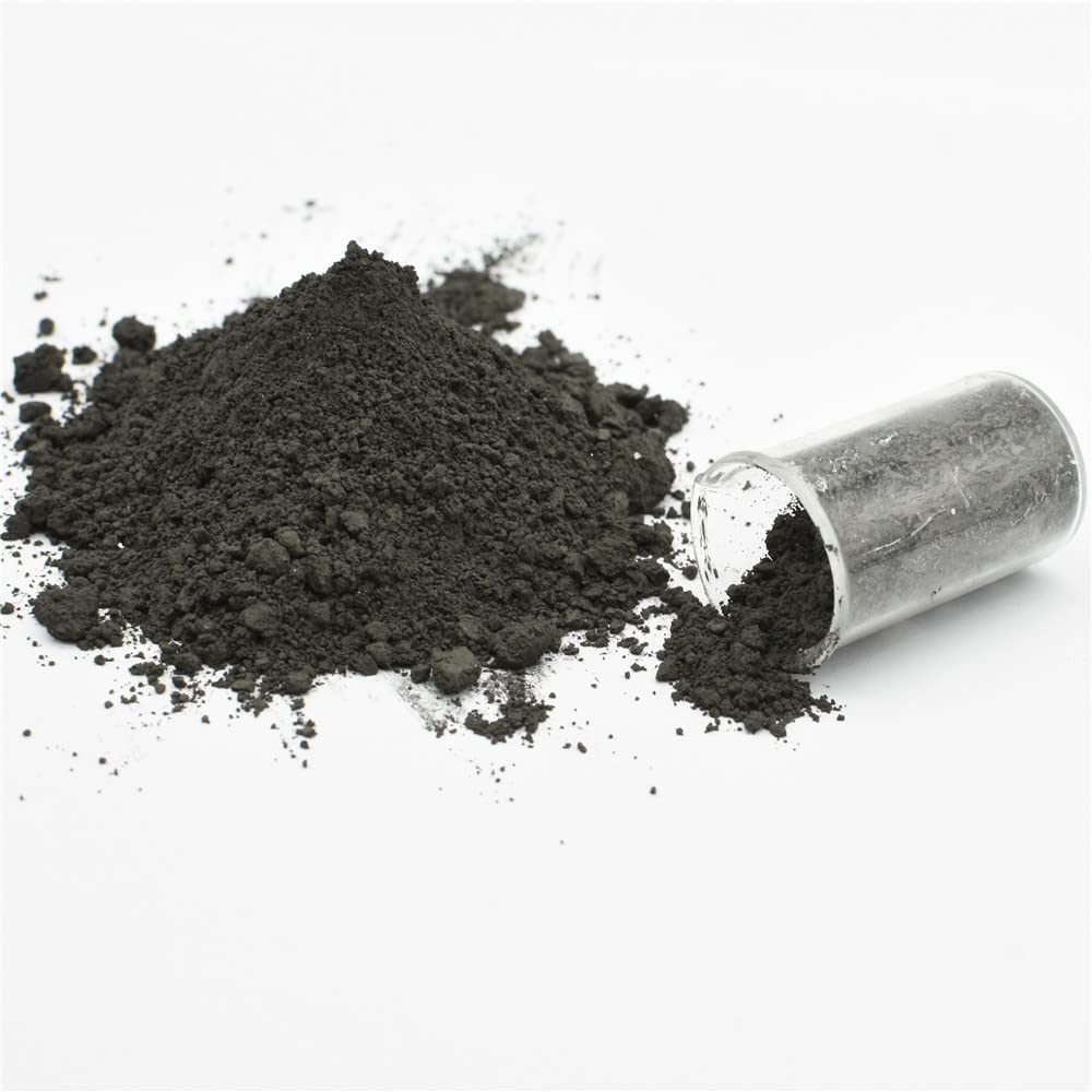 3.5Oz. Fe3O4 Powder for Fingerprint Iron Oxide High Purity 99.9% for R&D Ultrafine Magnetic Ferrite Powders About 10 Micro Meter 100gram