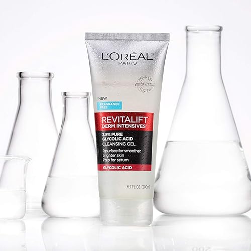 Miniatura 4 de L'Oreal Paris Revitalift - Gel limpiador iluminador con ácido glicólico puro al 3,5% con ácido salicílico, 6,7 onzas líquidas