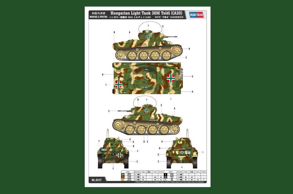 Amazon | 1/35 ハンガリー 軽戦車 38M トルディ Ⅰ（A20