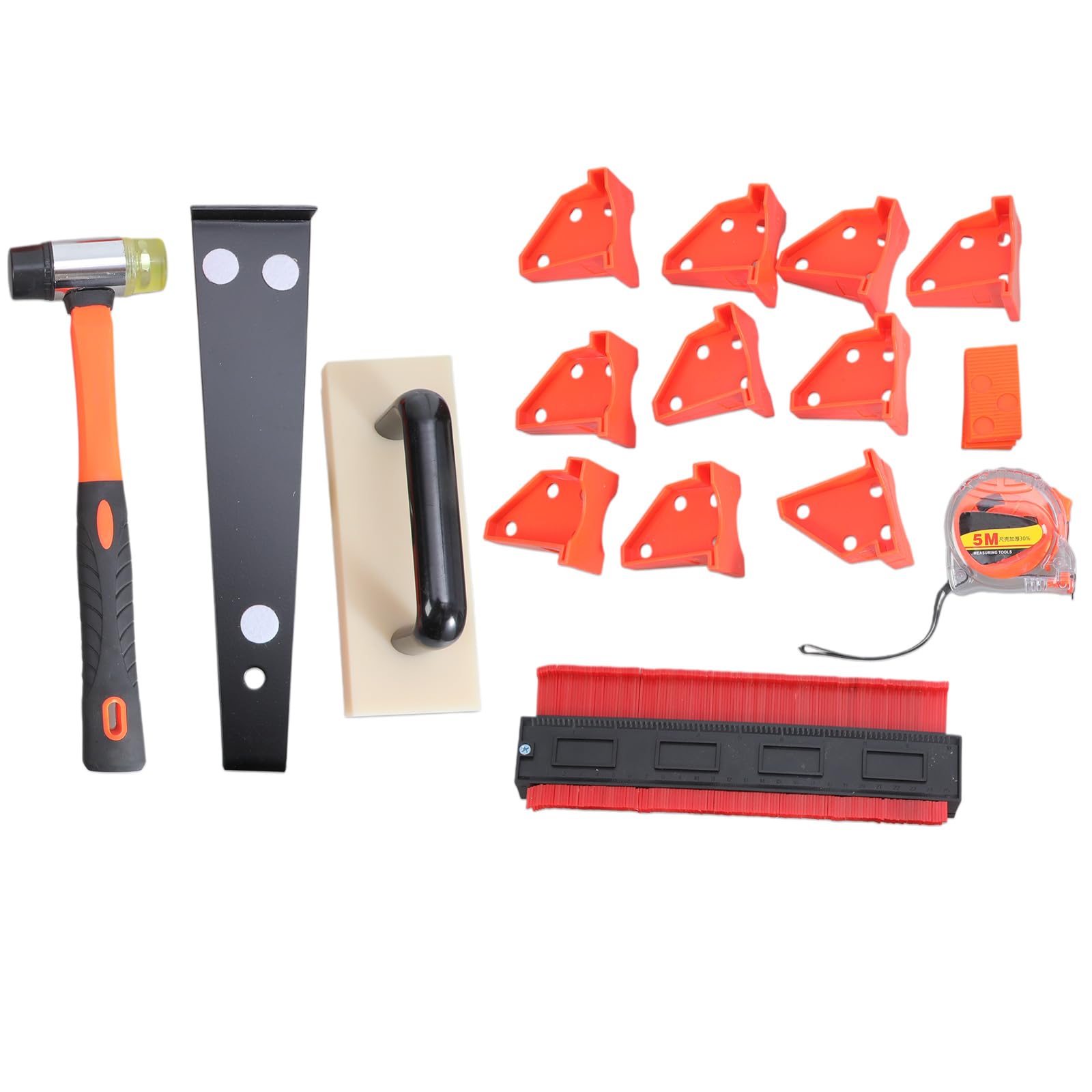 Laminate Laying Set 36Pcs Completed Set Floor Installation Tool Parquet Vinyls Floor Laminate Flooring Tool Flooring Installation Equipment