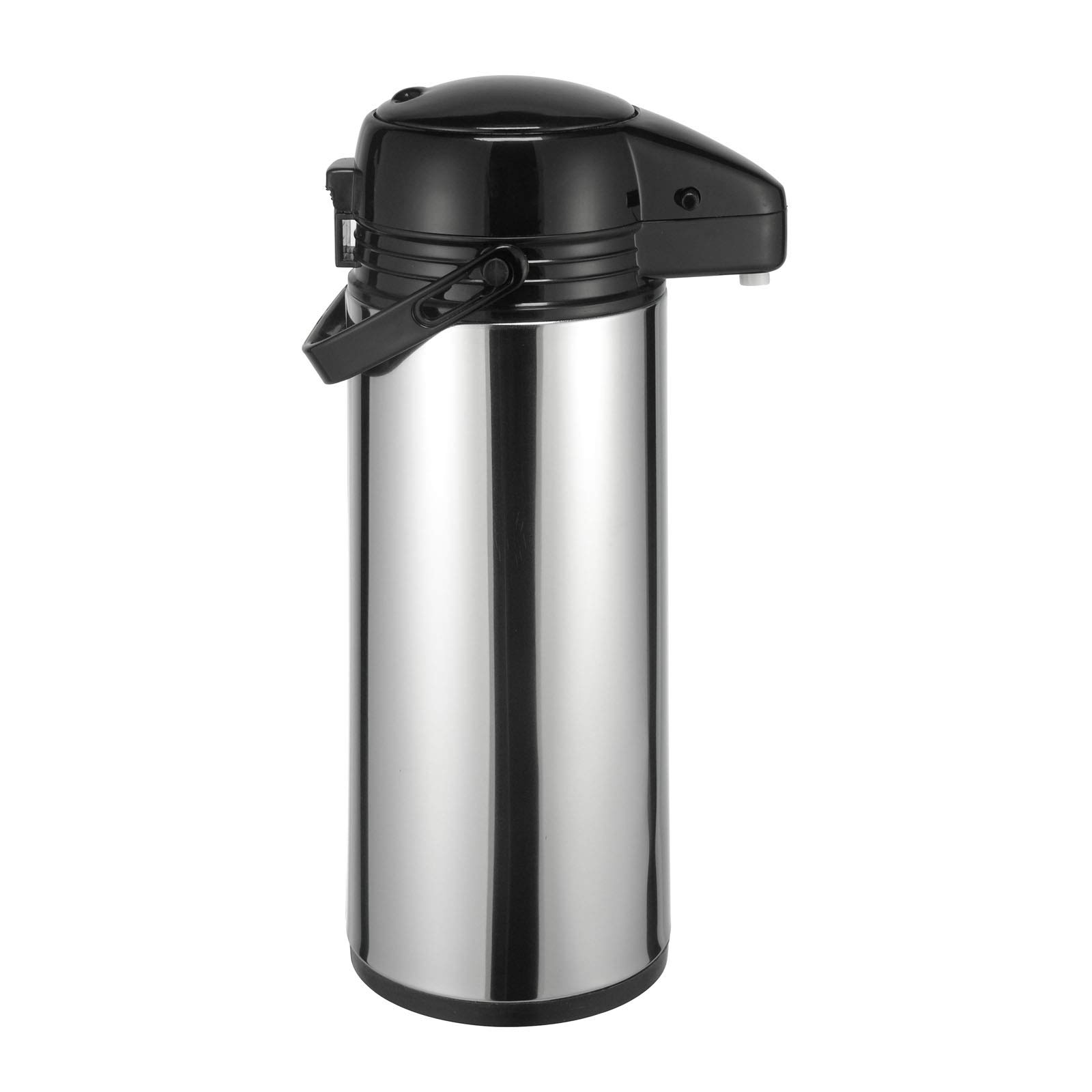 HAC24 2er Set Thermoskanne Kaffeekanne Edelstahl 1,9 Liter Isolierkanne Teekanne Thermo Kaffee Tee Kanne Airpot Pumpkanne Getränkespender