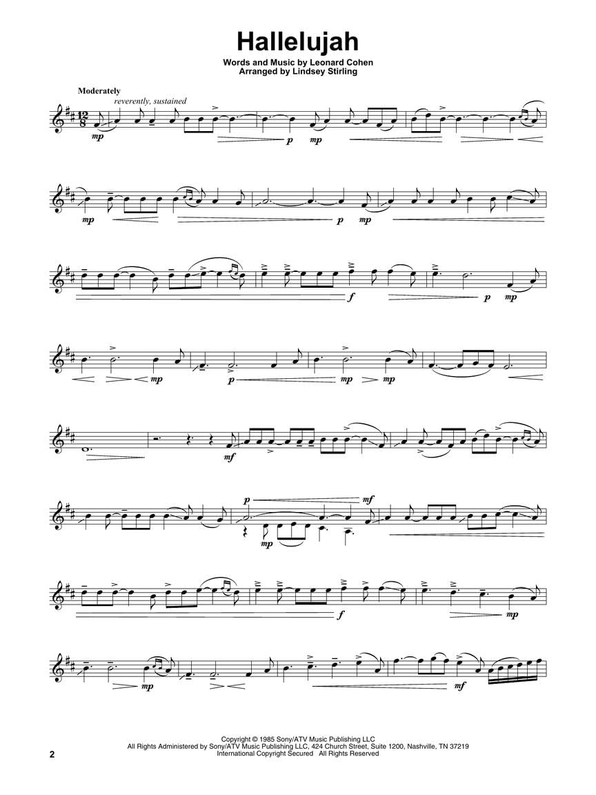 Lindsey Stirling - Christmas Collection. Solo pour Violons. Comprend Enregistrement(s) en ligne