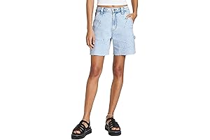 Wild Fable Women's Superhigh Rise Utility Bermuda Jean Shorts
