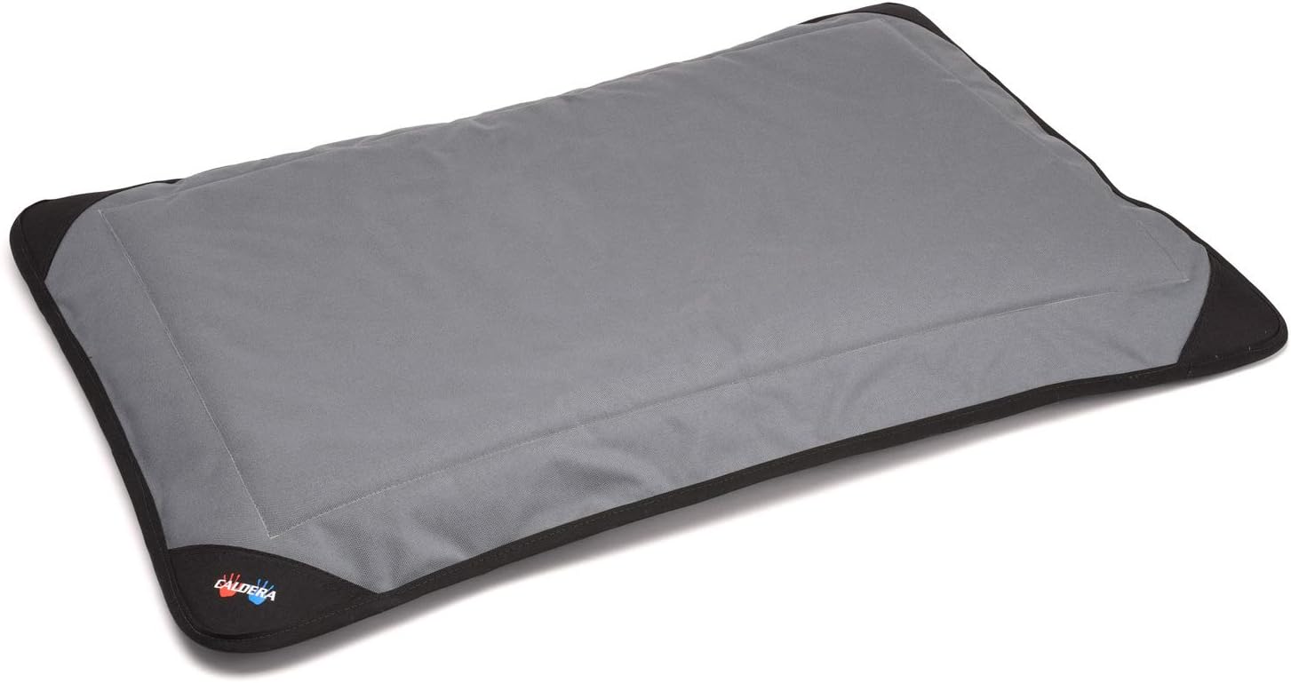 Universal Caldera Pet Bed With Pet Therapy Gel Grey Large Grey