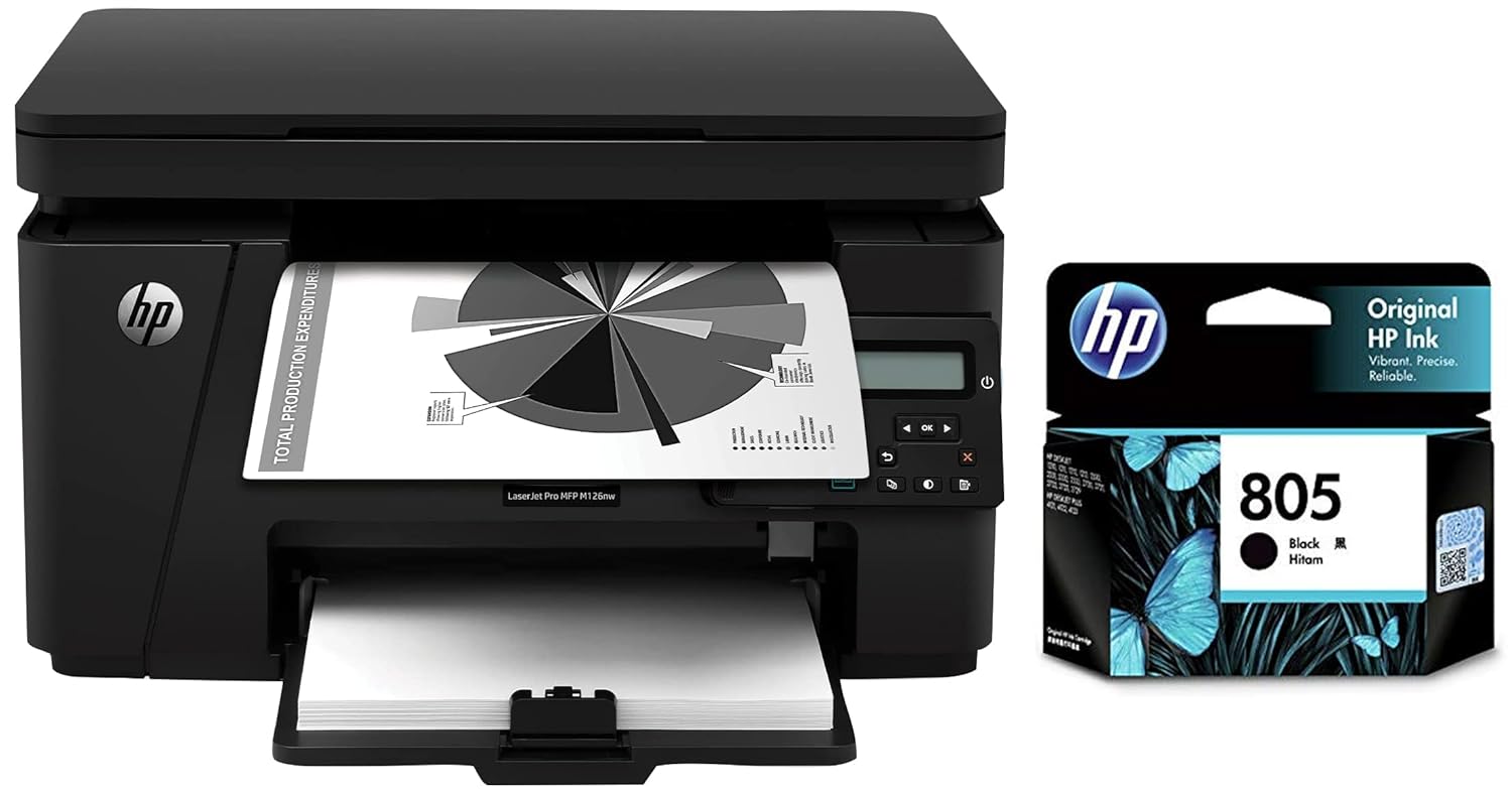 Amazon.in Buy HP Laserjet Pro M126nw Monochrome Direct Wireless