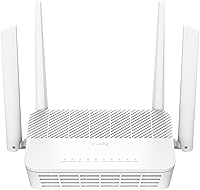Vista 1 de Cudy WR3000S AX3000 Router de malla WiFi 6 de doble banda, 5 puertos Gigabit Ethernet RJ45, 4 antenas, MU-MIMO, OpenVPN, Wireguard, Zerotier, Ipsec