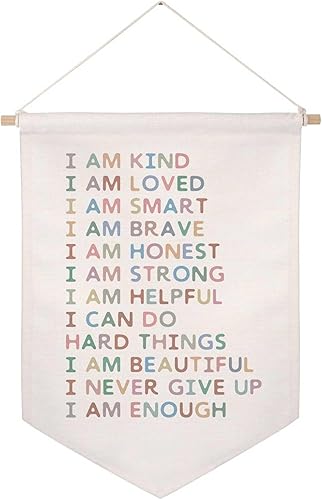 Miniatura 14 de Cartel colgante de pared This Is A Safe Space, decoración de pared de oficina de terapia, consejero escolar, psicólogo colgante de pared, bandera