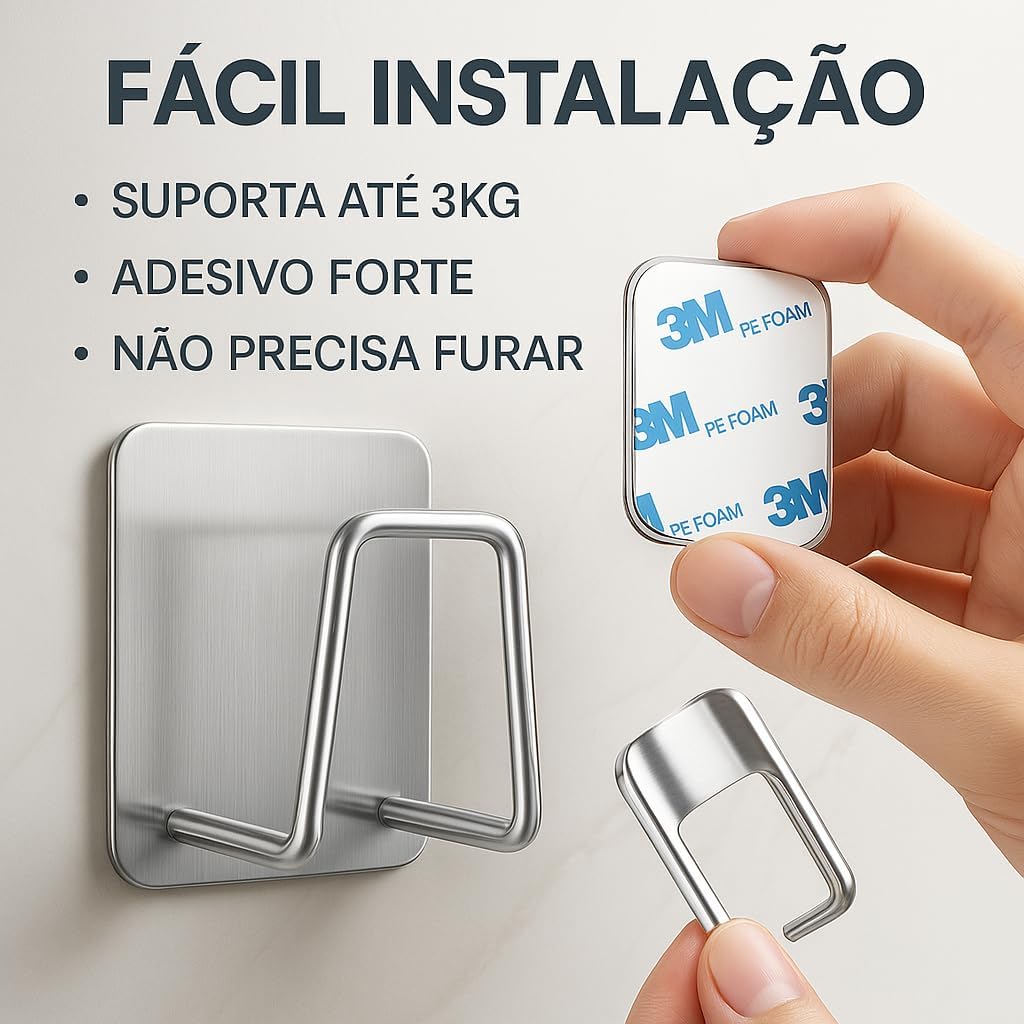 Kit com 2 Suporte de Esponja Gancho Pia Aço Inox Louça Cozinha Inoxidável Suporte para Sabonete Pia de Cozinha Adesivo para Bucha Multiuso Kit com 2 Suporte de Esponja Gancho Pia Aço Inox Louça Cozinha Inoxidável Suporte para Sabonete Pia de Cozinha Adesivo para Bucha Multiuso