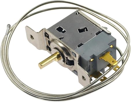 2Pcs Universal Refrigerator Thermostat Freezer Refrigeration Temperature Controller WDF18-L - (Type: 3Pin/Fixed in The Side)