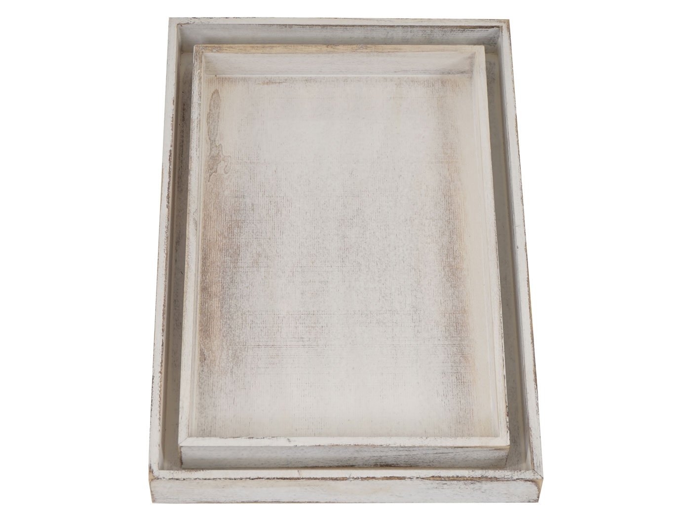 Mendler Juego de 2 cuencos T285, color blanco
