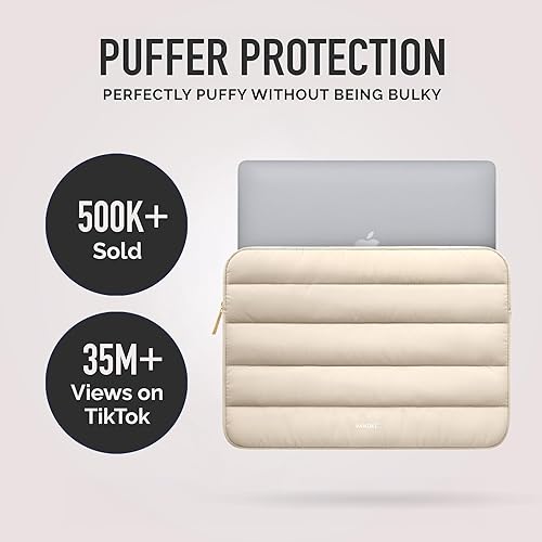 Vista 102 de Vandel - Funda acolchada para laptop de 13 a 14 pulgadas para mujer, para MacBook Pro de 14 pulgadas, MacBook Air M2 de 13 pulgadas, iPad Pro de g.