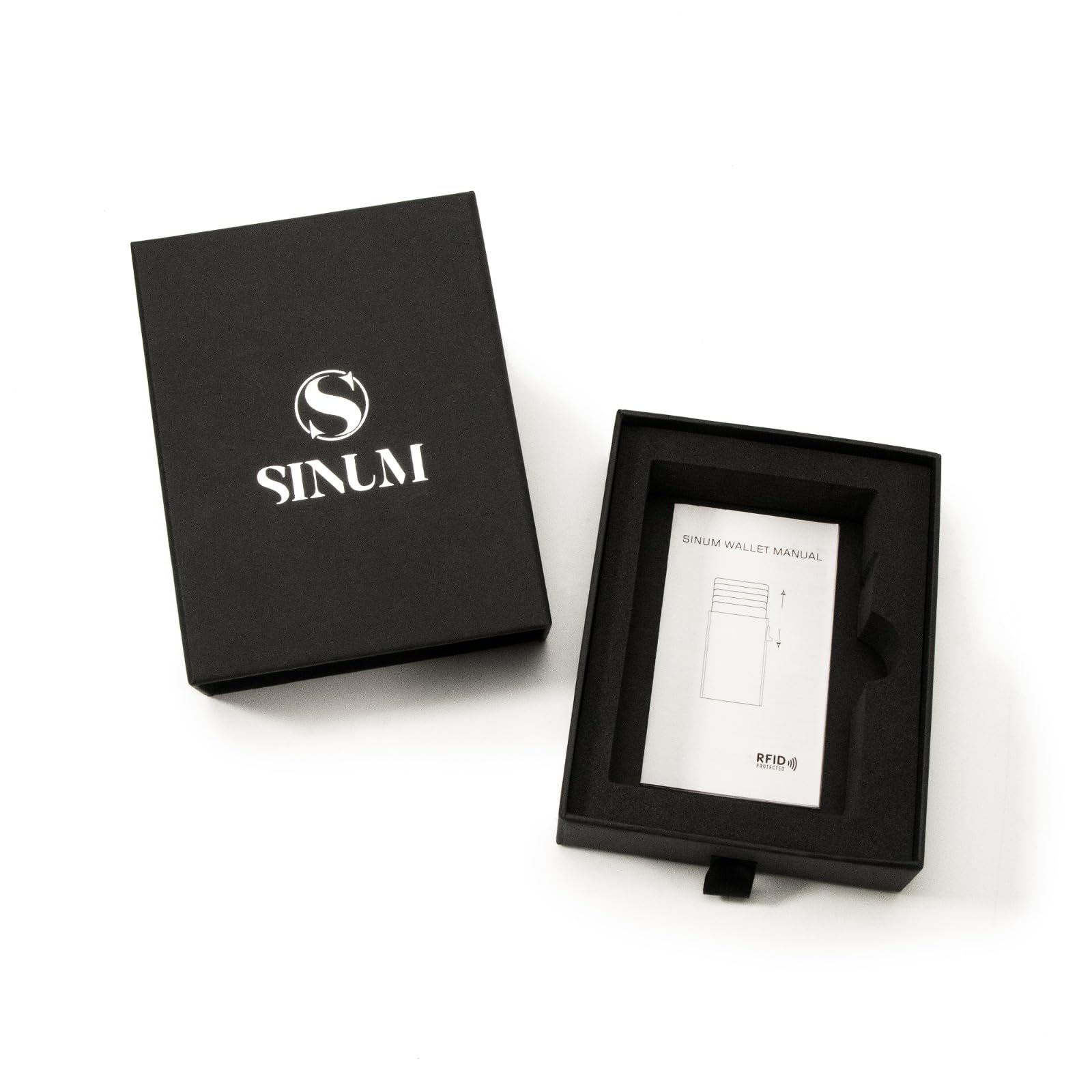 Portafoglio Pelle Crazy Horse - Chiusura Magnetica - Porta Carte Di Credito con Portamonete - Protezione RFID Anticlonazione - Brand Italiano (Pelle Crazy Horse, Nero)