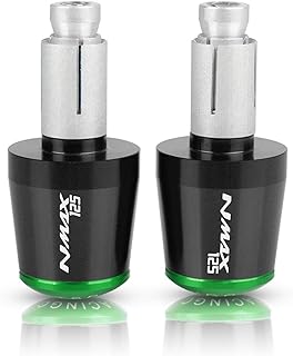 Bar Ends Acessórios De Motocicleta 7/8" 22mm Alças De Mão Guiador Tampa De Extremidade Para Yamaha Nmax 155 Nmax155 Nmax 125 Nmax125 2015-2017 Plug (Color : A, Size : 7/8" 22mm)