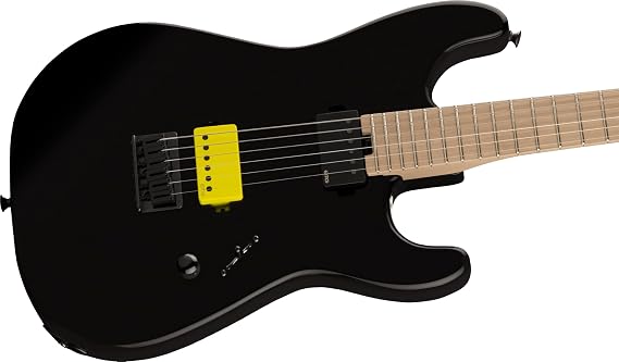 Charvel Sean Long Signature Pro-Mod San Dimas Style 1 HH HT M Electric Guitar - Black | Alder Body, Maple Neck and Fingerboard, Emg 57/66 Pickups, Charvel HT6 Hardtail, 22 Jumbo Frets, Gloss Black