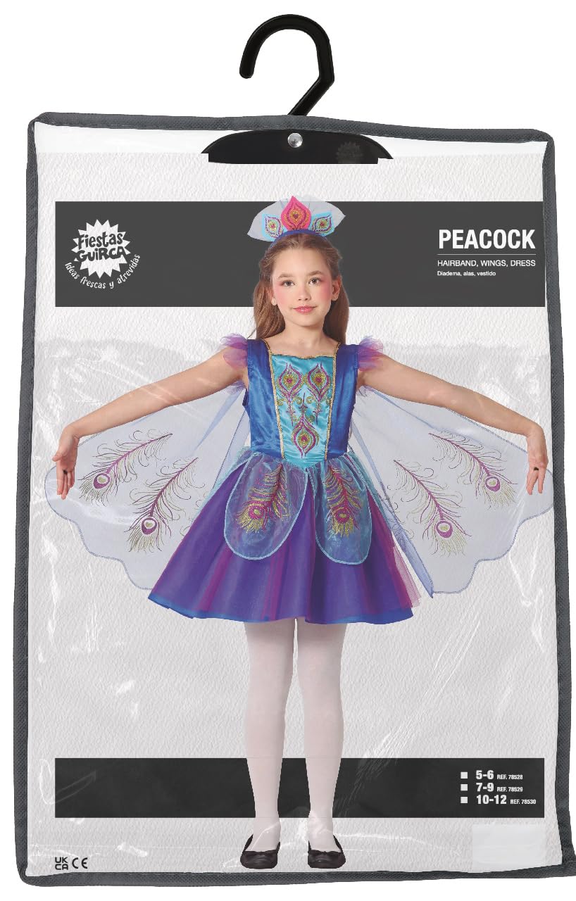 FIESTAS GUIRCA 78528 Costume, Purple Blue, 5-6 años, Blue, Purple, 5-6 Years - Image 4