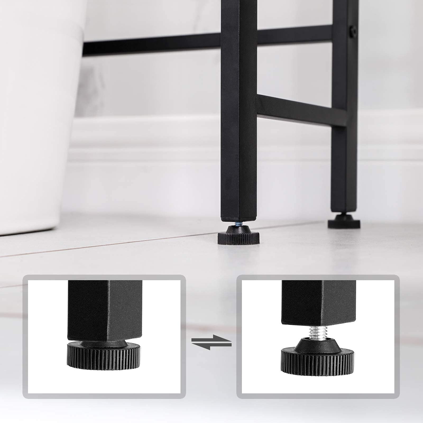 Buy VASAGLE Over The Toilet Storage, 3Tier Bathroom Storage Shelf