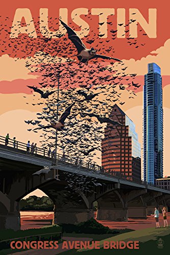 Austin, Texas - Bats and Congress Avenue Bridge