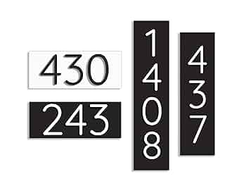 ROMAN SERIF House No. Letters For Address Signs And Plaques U2013 LETTERCUT