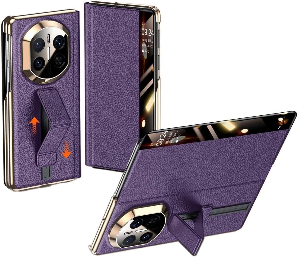 Coque Huawei Mate X7 tout compris en cuir rigide avec béquille utile