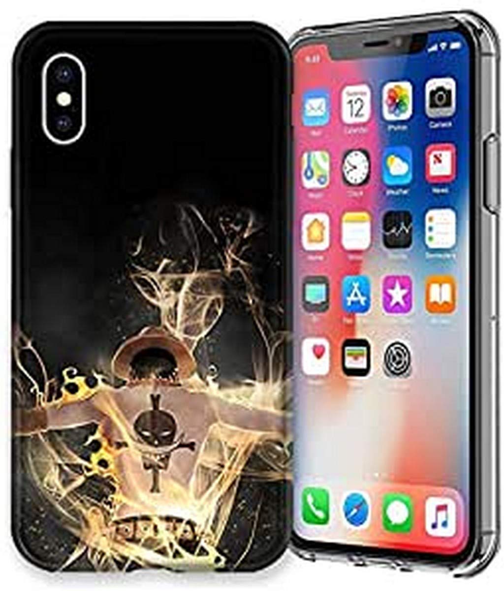 Cokitec iPhone X/XS Manga One Piece Ace Case Black