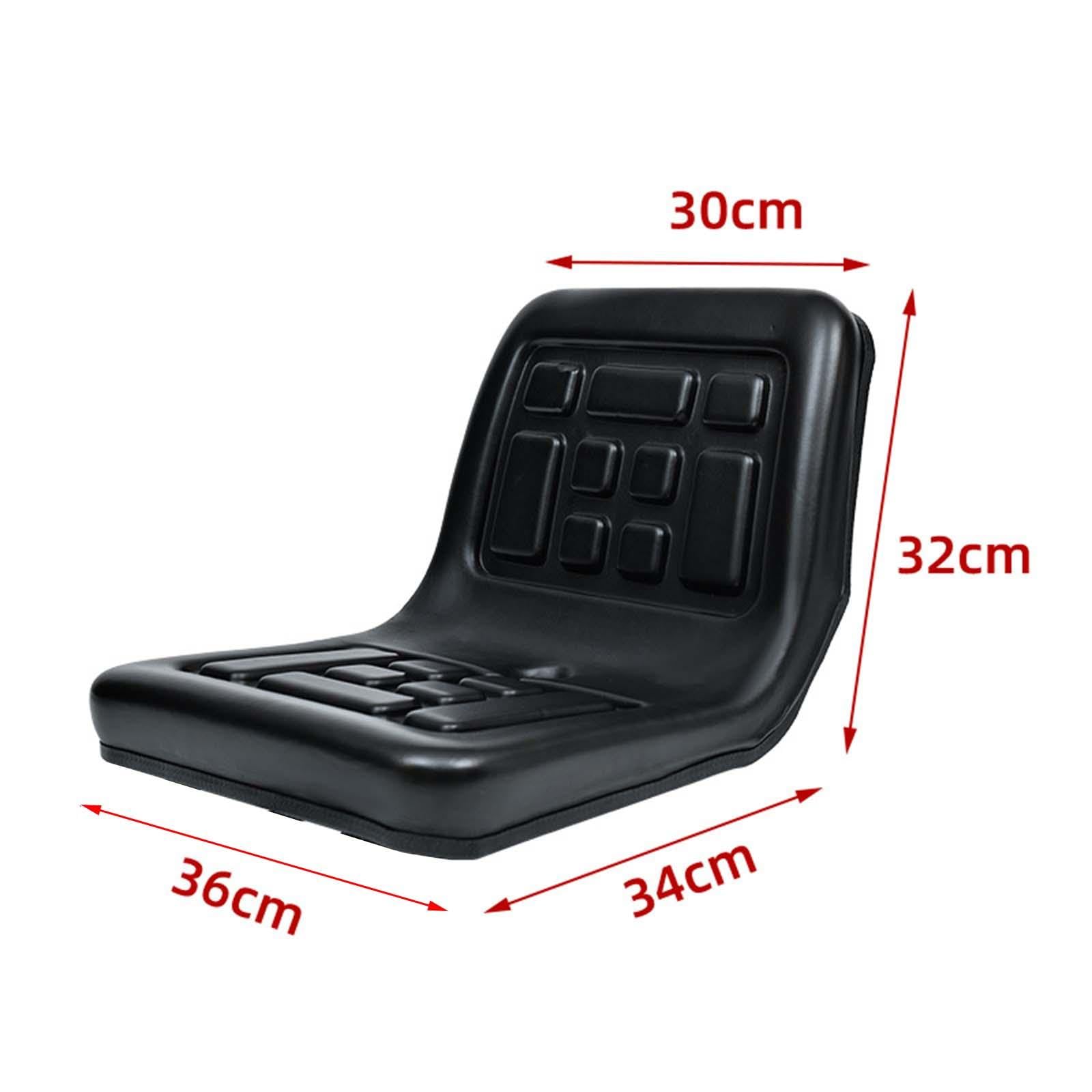 Asiento para Tractores Asiento Maquinaria Agrícola Asiento Universal Cosechadora con Acolchado Grueso de Cuero Pu Fácil de Colocar Y Limpiar Adecuado, Modelo de soporte