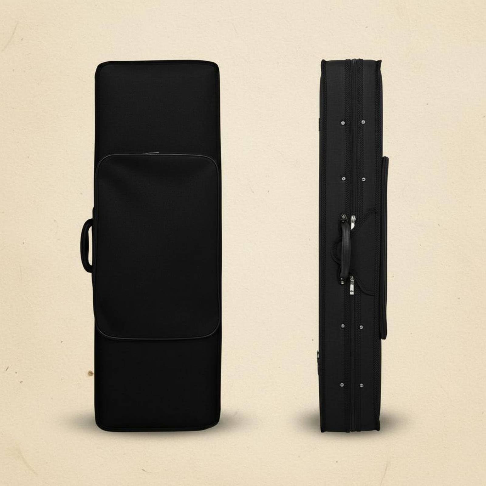 Custodia Rigida Violino Leggero Valigia Rigida Violino Interno in Velluto Astuccio Allungato per Lezione, Esame, 4-4