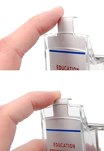 Miniatura 2 de EISCO Balanza de resorte premium, 0.00-3.53 oz0-1N - Alta resolución, doble escala transparente, Newtons y gramos - Capacidad de calibración cero -